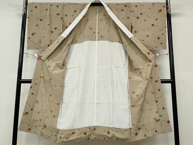 平和屋着物○長襦袢 無双仕立て こぼれ松葉 舞花文 金彩 正絹 逸品