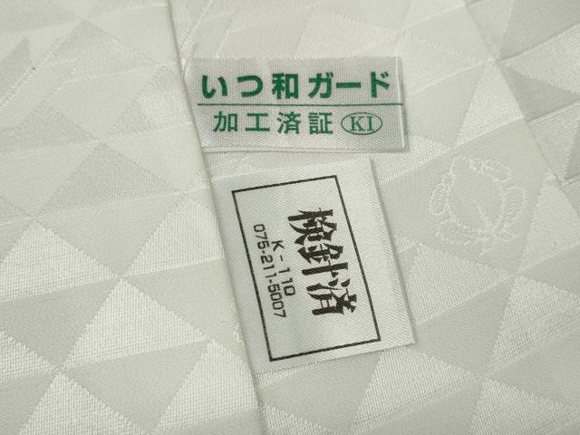 平和屋着物●長襦袢　無双仕立て　手描き　南天文　正絹　逸品　CABA8272ut
