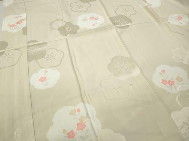 平和屋着物●長襦袢　無双仕立て　舞花文　正絹　逸品　CABA8275ut