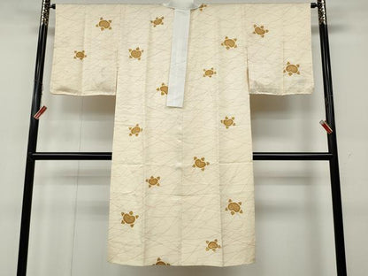 平和屋着物●長襦袢　袷　舞橘文　正絹　逸品　CABA8279ut