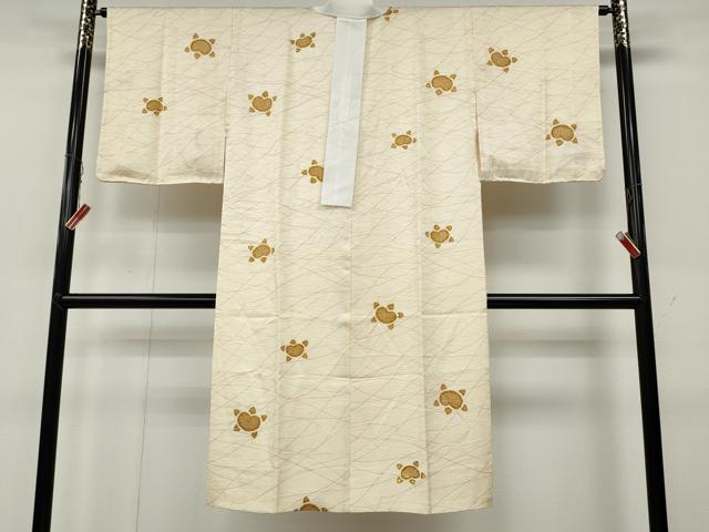 平和屋着物●長襦袢　袷　舞橘文　正絹　逸品　CABA8279ut