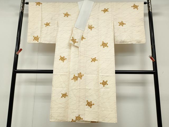 平和屋着物●長襦袢　袷　舞橘文　正絹　逸品　CABA8279ut