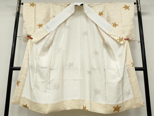 平和屋着物●長襦袢　袷　舞橘文　正絹　逸品　CABA8279ut
