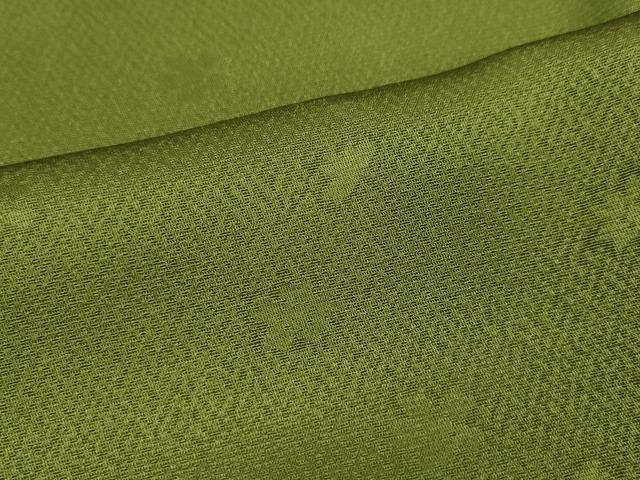 平和屋着物●長襦袢　袷　舞花地紋　青丹色　正絹　逸品　CABA8280ut 平和屋着物○長襦袢 袷 舞花地紋 青丹色 正絹 逸品 CABA8280ut