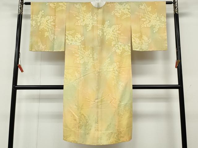 平和屋着物●長襦袢 無双仕立て 辻が花地紋 暈し染め やまと誂製 正絹 逸品 CABA8282ut