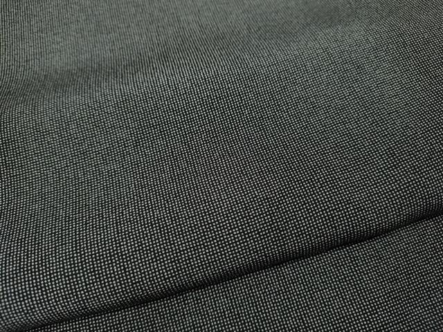 平和屋着物●伝統工芸士　関正三郎　江戸小紋　角通し　黒地　正絹　逸品　未使用　CABA8291ut