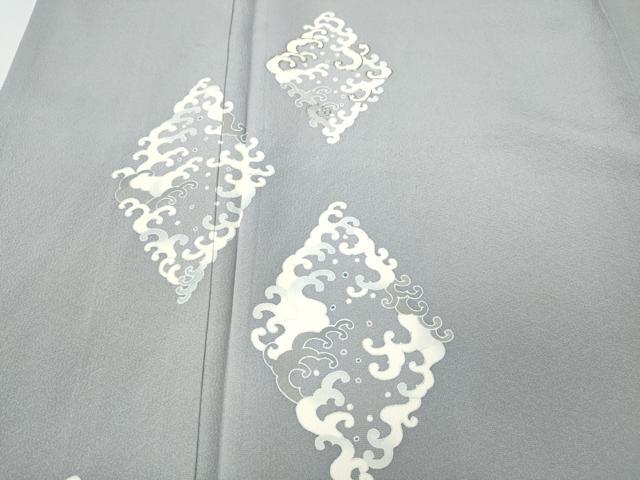 平和屋着物●大正の浮世絵師　竹久夢二　夢二ロマン　訪問着　駒刺繍　菱立波文　正絹　逸品　CABA8301ut