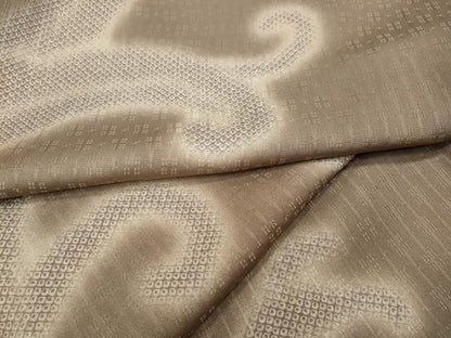 平和屋着物●上質な小紋　鹿の子立波文　暈し染め　正絹　逸品　CABA8321ut