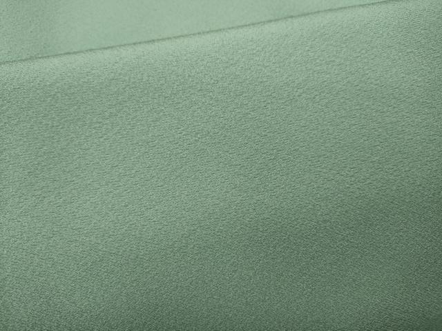 平和屋着物●上質な色無地　錆青磁色　正絹　逸品　CABA8335ut