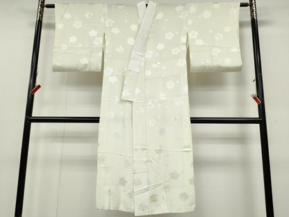 平和屋着物●長襦袢　無双仕立て　手描き　夢咲衣　暈し染め　金彩　正絹　逸品　CABA8340ut