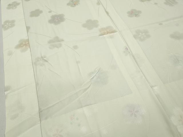 平和屋着物●長襦袢　無双仕立て　手描き　夢咲衣　暈し染め　金彩　正絹　逸品　CABA8340ut