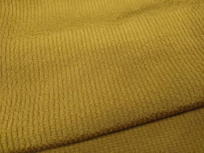平和屋着物●上質な色無地　紋意匠　芥子色　正絹　逸品　CABA8362ut