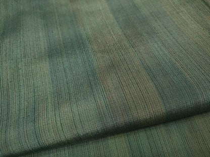 平和屋着物●上質な紬　縞　正絹　逸品　CABA8371ut