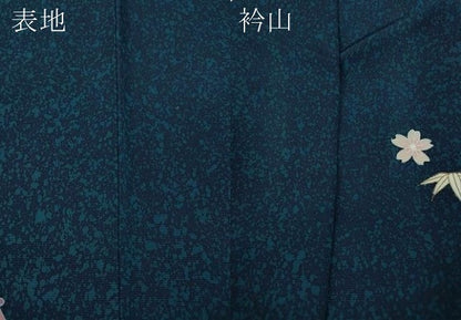 平和屋着物●訪問着　駒刺繍　花籠宝尽くし文　金彩　正絹　逸品　CABA8374ut