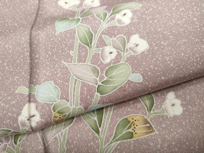 平和屋着物●訪問着　友禅　枝花文　暈し染め　正絹　逸品　CABA8375ut