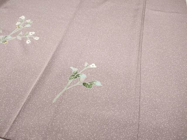 平和屋着物●訪問着　友禅　枝花文　暈し染め　正絹　逸品　CABA8375ut