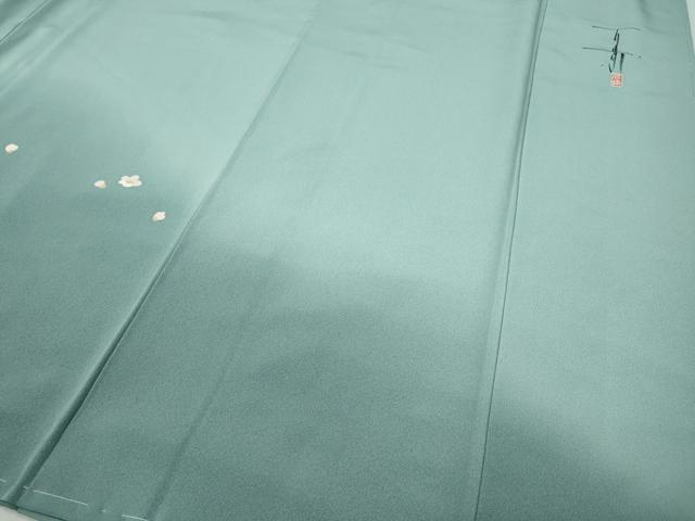 専用です★逸品　京加賀友禅作家　百貫石峰　一つ身着物、被布 平和屋着物○京加賀友禅 百貫石峰 訪問着 枝花文