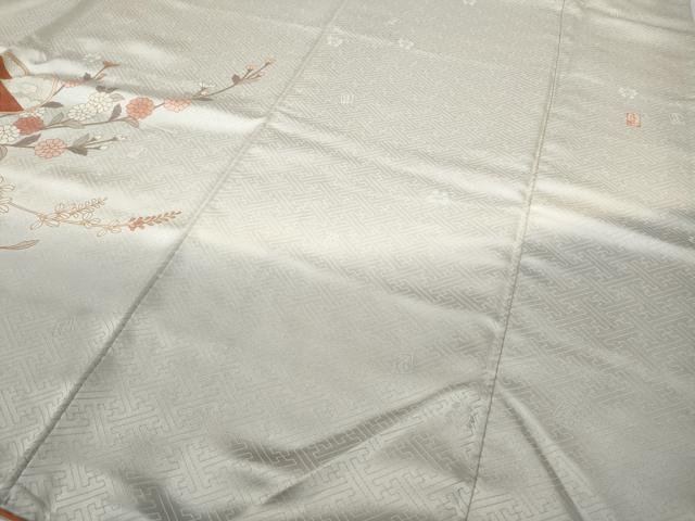 平和屋着物○十日町老舗ブランド 吉澤友禅 吾妻徳穂 訪問着 駒刺繍