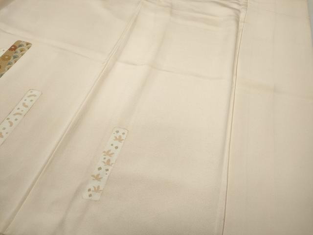 平和屋着物○訪問着 刺繍 短冊重ね花文 金彩 正絹 逸品 CABA8398ut