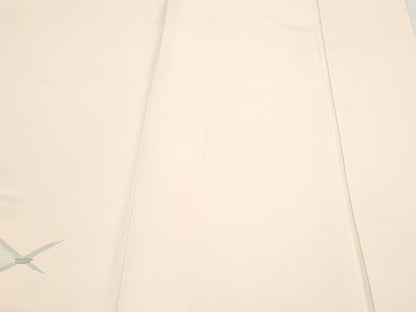 平和屋着物▼訪問着　刺繍　籬草花文　正絹　逸品　CABA8673th