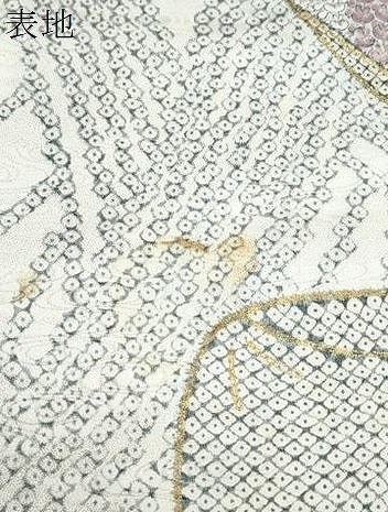平和屋着物▼上質な小紋　貝合わせ文　金彩　正絹　逸品　CABA8687th