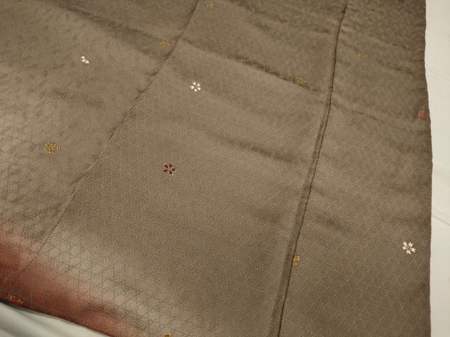 平和屋着物●訪問着 籬舞桜文 暈し染め 金彩 まるやま扱い 正絹 逸品 CABA8847dy
