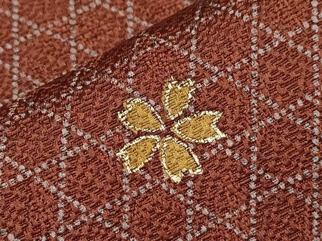 平和屋着物●訪問着 籬舞桜文 暈し染め 金彩 まるやま扱い 正絹 逸品 CABA8847dy