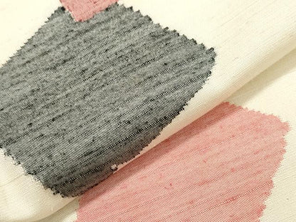 平和屋着物●上質な紬　破れ色紙重ね文　正絹　逸品　CABA8873dy