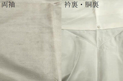 平和屋着物●訪問着 紬地 箔散らし文 金彩 ますいわ屋扱い 正絹 逸品 CABA8876dy