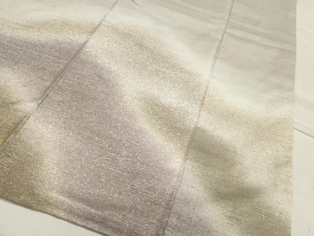 平和屋着物●訪問着 紬地 箔散らし文 金彩 ますいわ屋扱い 正絹 逸品 CABA8876dy