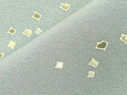 平和屋着物●訪問着　友禅　作家物　草花文　正絹　逸品　CABA8887dy
