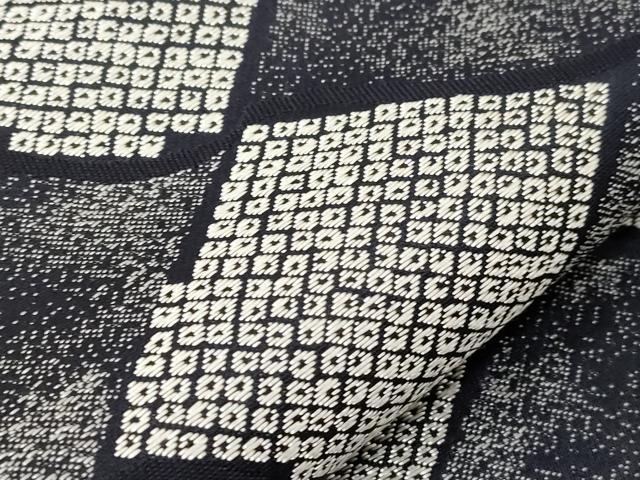 平和屋着物●六通柄袋帯　唐織　瓦取疋田文様　金銀糸　正絹　逸品　CABA9123dy 平和屋着物○六通柄袋帯 唐織 瓦取疋田文様 金銀糸 正絹