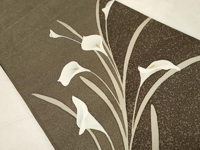 平和屋着物○太鼓柄袋帯 作家物 カラー 銀通し地 正絹 逸品 CABA9146dy