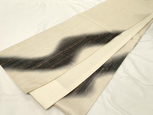 平和屋着物▽スリーシーズン 春夏秋 六通柄袋帯 櫛引織 吉祥文 金彩 正絹 逸品 CABA9160dy
