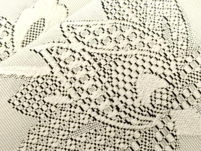 平和屋着物●綴れ　八寸名古屋帯　更紗文　正絹　逸品　CABA9186dy 平和屋着物○綴れ 八寸名古屋帯 更紗文 正絹 逸品 CABA9186dy