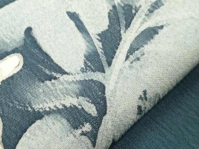 平和屋着物●九寸開き名古屋帯　作家物　ろうけつ染め　カラー　正絹　逸品　CABA9188dy 平和屋着物○九寸開き名古屋帯 作家物 ろうけつ染め カラー 正絹 逸品