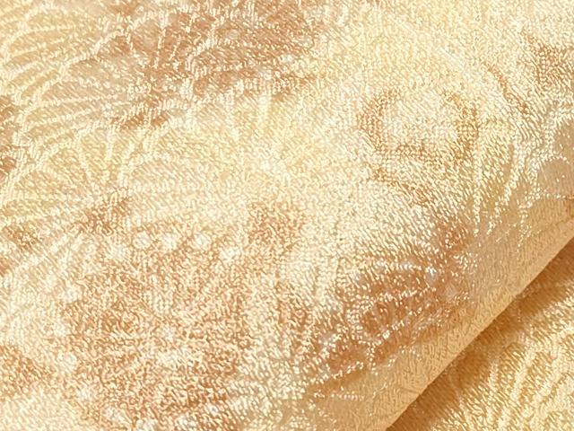 平和屋着物●九寸開き名古屋帯　舞梅文　正絹　逸品　CABA9192dy 平和屋着物○九寸開き名古屋帯 舞梅文 正絹 逸品 CABA9192dy