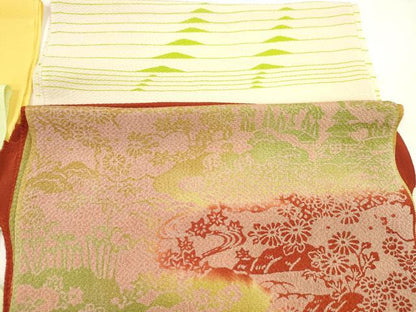 平和屋着物★和装小物　帯揚げ10枚セット　正絹　逸品　CABA9203ju