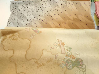 平和屋着物★和装小物　帯揚げ10枚セット　丹後ちりめん　正絹　逸品　CABA9213ju