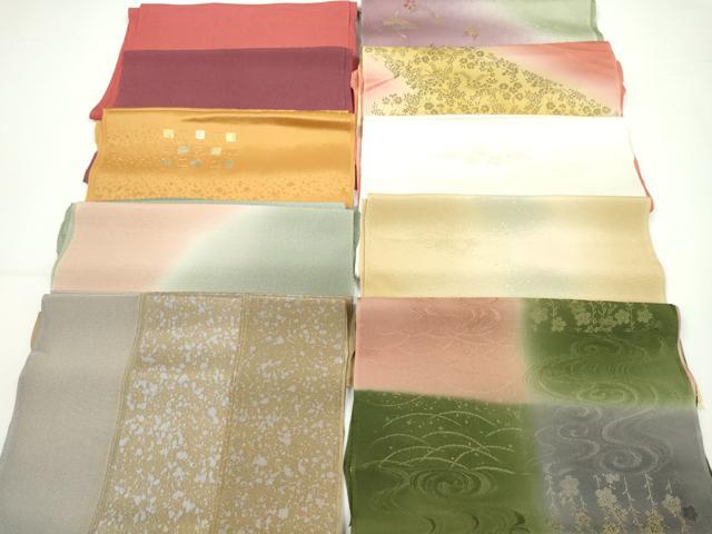 平和屋着物★和装小物　帯揚げ10枚セット　正絹　逸品　CABA9219ju 平和屋着物☆和装小物 帯揚げ10枚セット 正絹 逸品 CABA9219ju
