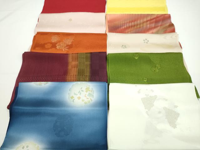 平和屋着物★和装小物　帯揚げ10枚セット　正絹　逸品　CABA9264ju 平和屋着物☆和装小物 帯揚げ10枚セット 正絹 逸品 CABA9264ju