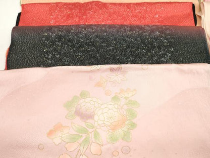 平和屋着物★和装小物　帯揚げ10枚セット　正絹　逸品　CABA9293ju