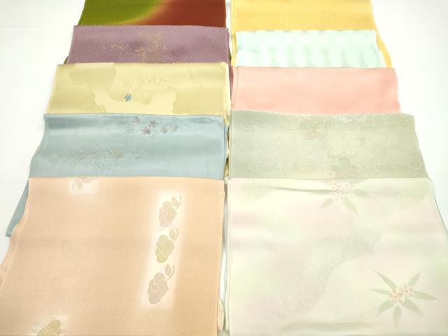 平和屋着物★和装小物　帯揚げ10枚セット　正絹　逸品　CABA9305ju 平和屋着物☆和装小物 帯揚げ10枚セット 正絹 逸品 CABA9305ju