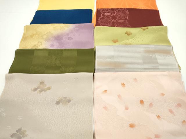 平和屋着物★和装小物　帯揚げ10枚セット　丹後ちりめん　正絹　逸品　CABA9315ju