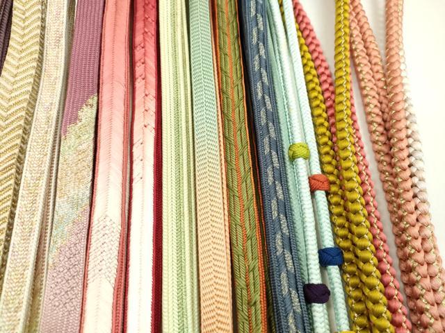 平和屋着物●和装小物　帯締め20本セット　高麗組　冠組　丸組　小田巻き　金糸　未使用あり　逸品　CABA9584ju