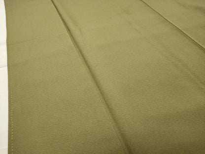 平和屋着物●上質な色無地　根岸色　ゑり正扱い　正絹　逸品　CABA9646gh