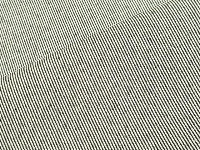 平和屋着物○伝統工芸師 服部光擴 江戸小紋 万筋 白色×