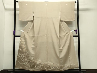 平和屋着物●中国三大刺繍　相良刺繍　色留袖　駒刺繍　吹き寄せ文　暈し染め　正絹　逸品　CABA9681gh
