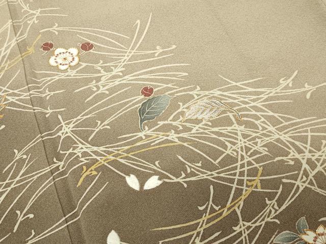 平和屋着物●中国三大刺繍　相良刺繍　色留袖　駒刺繍　吹き寄せ文　暈し染め　正絹　逸品　CABA9681gh