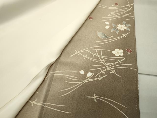 平和屋着物●中国三大刺繍　相良刺繍　色留袖　駒刺繍　吹き寄せ文　暈し染め　正絹　逸品　CABA9681gh
